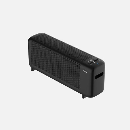 Radiador De Mica Pinsapo 1500w Negro 2pot Antivuelco Luz Ind.protecc.seg.termost.reg.29x65x16cm