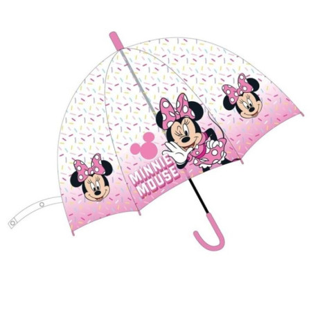 Minnie Paraguas Seta Auto Niña  48,5 Cm