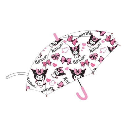 Kuromi Paraguas Seta Auto Niña 48 Cm