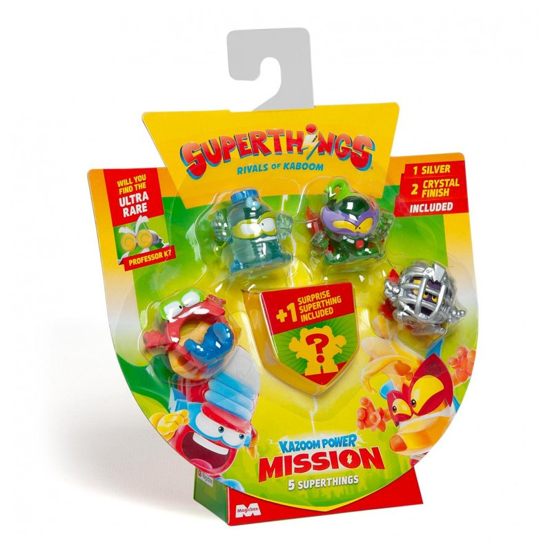 Superthings Kazoom Power Pack 5 Figuras Varios Modelos