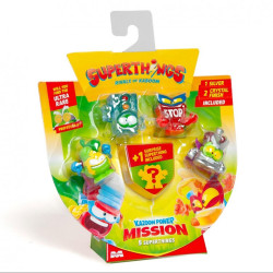 Superthings Kazoom Power Pack 5 Figuras Varios Modelos