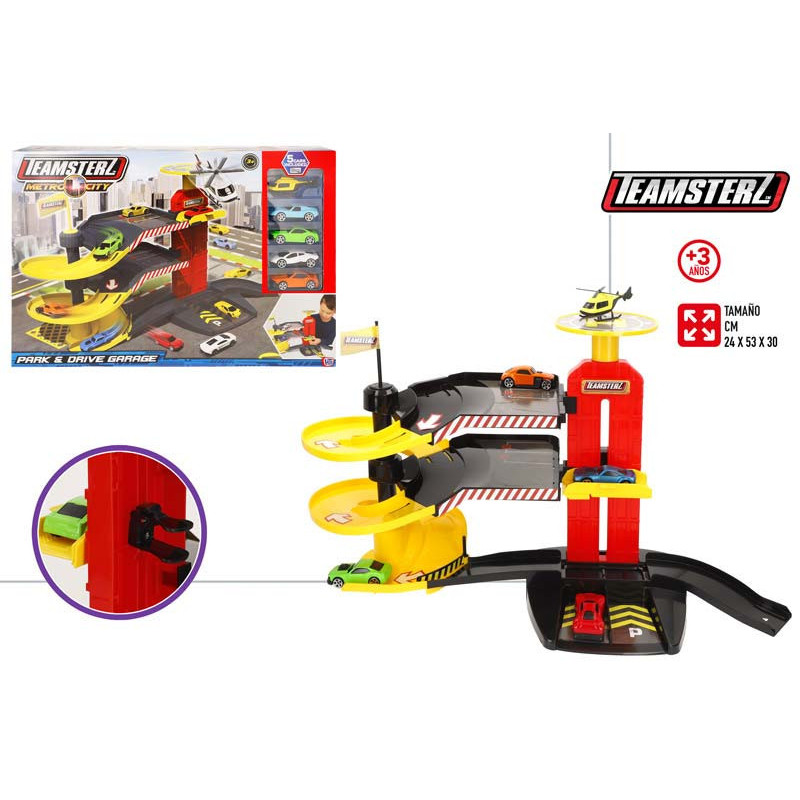 Teamsterz - Parking 3 Niveles c/ 5 vehículos metal