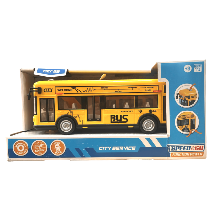 Speed&Go - Autobus City Service Luz&Sonido 1:14
