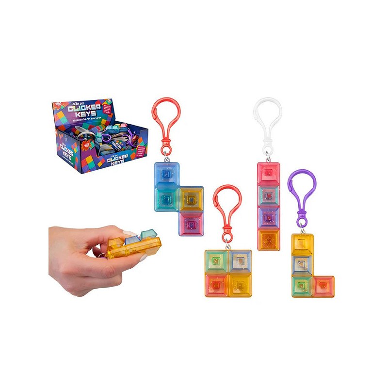 Llavero Glitter Teclas