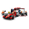Lego City - Parada en Boxes de F1 y Equipo de Mecánicos con Coche Ferrari