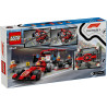Lego City - Parada en Boxes de F1 y Equipo de Mecánicos con Coche Ferrari
