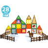Educa Magnetics 28 Piezas de Bloques Magnéticos 3D