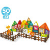 Educa Magnetics 50 Piezas de Bloques Magnéticos 3D