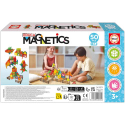 Educa Magnetics 50 Piezas de Bloques Magnéticos 3D