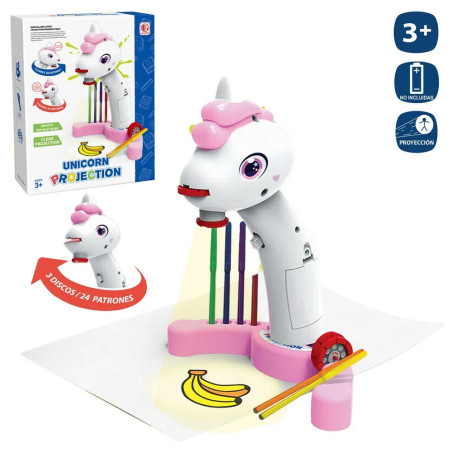 Proyector Unicornio c/Rotuladores