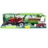 Market Farmers - Tractor Remolque Fricción 45 cm Luz&Sonido