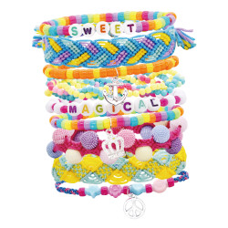 Beauty - Set Crea Tus Propias Pulseras y Colgantes Arcoiris