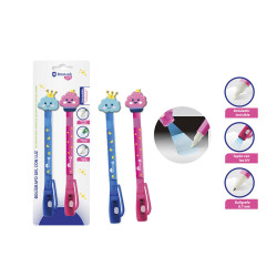 Set 2 Bolígrafo Gel con Luz Nubes