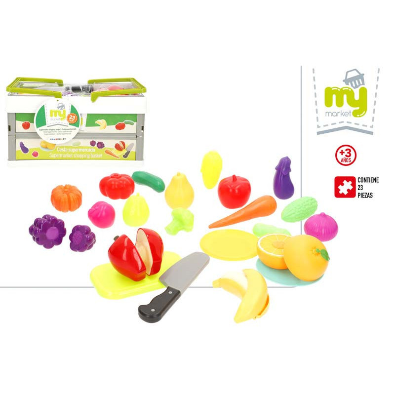 My Market- Set Canasta Cocina C/ Accesorios