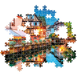 Puzzle Clementoni Casco antiguo de Estrasburgo de 500 Piezas