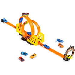 Pistas Con Dos Loopings y 2 Coches