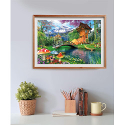 Puzzle Clementoni La Vieja Casa de Zapatos de 500 Piezas