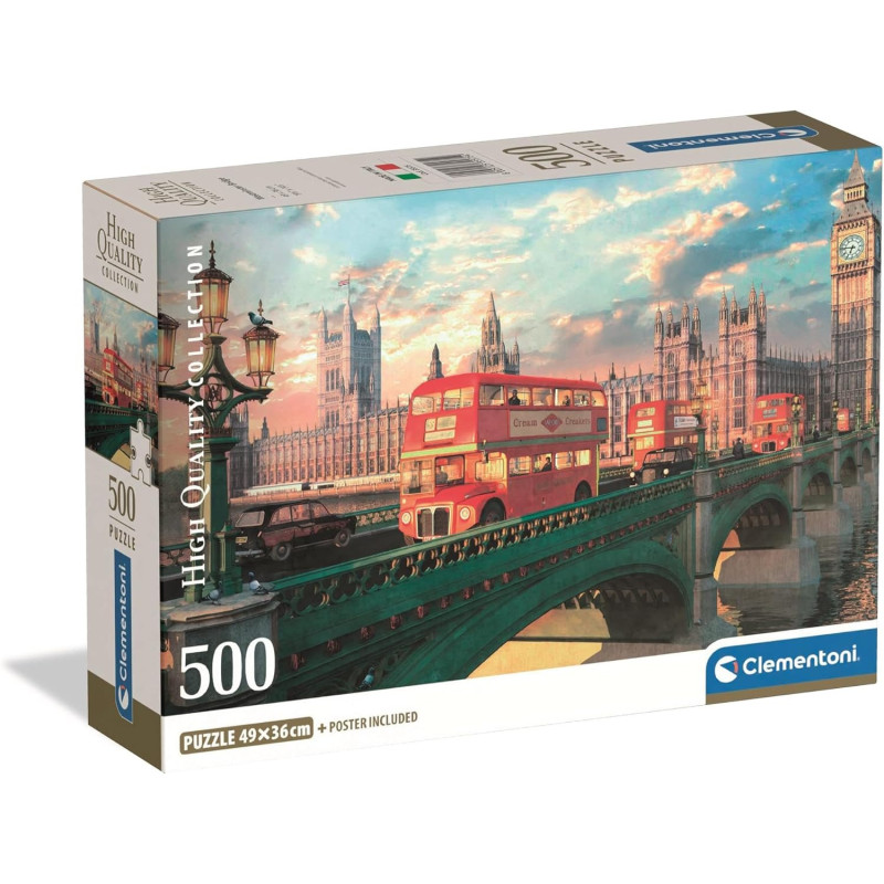 Puzzle Clementoni Puente De Westminster de 500 Piezas
