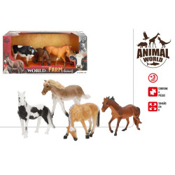 Animal Word - Set Animales Granja 4 pcs