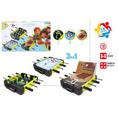 Colorbaby Cb Games - Set 3 Juegos De Mesa En 1