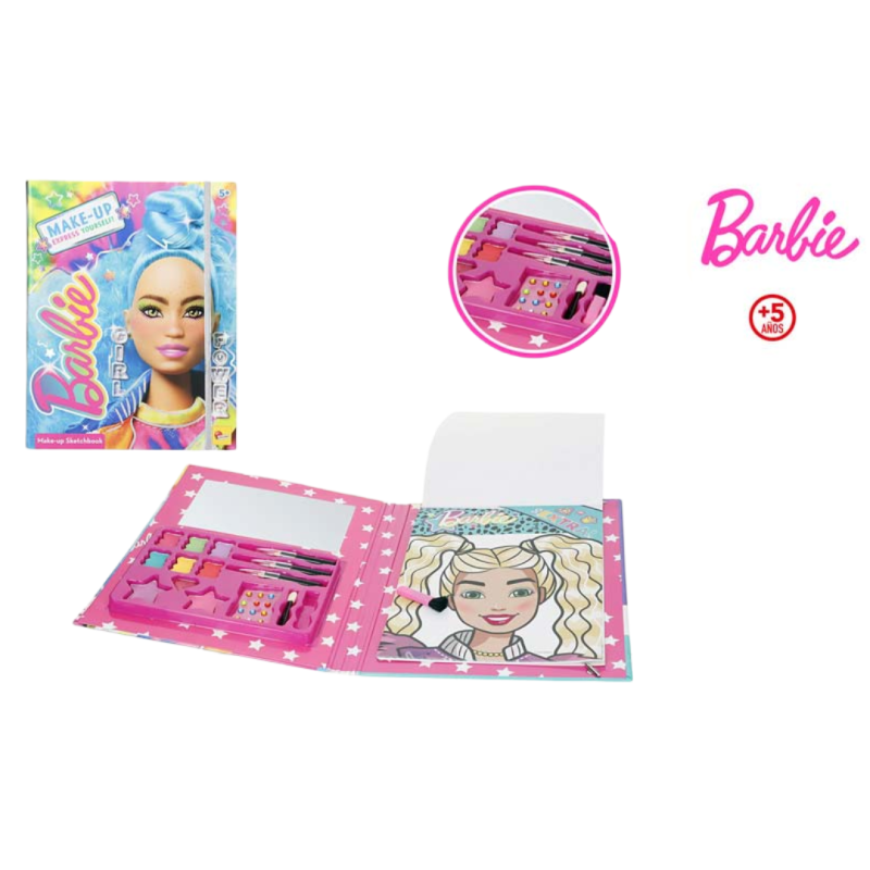 Barbie - Libro Sketch Maquillaje 44 pag