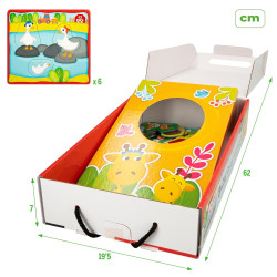 Liscinai - Puzzles Montessori Con Caja 3d Y Piezas De Animales