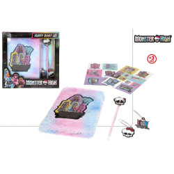 Monster High - Set Diario c/Boligrafos y clips