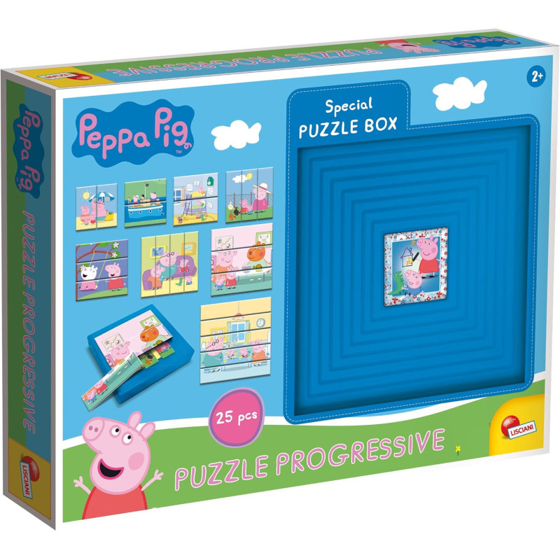 Peppa Pig - 8 Puzzles Infantiles 25 Piezas