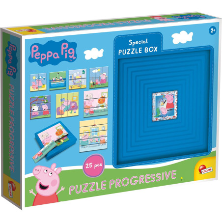 Peppa Pig - 8 Puzzles Infantiles 25 Piezas