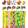 Lisciani - Puzzle Interactivo Montessori 12 Piezas Grandes