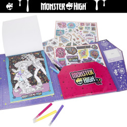 Lisciani Monster High - Libro De Actividades Para Colorear Y Decorar Con Accesorios