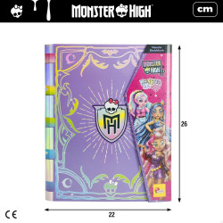 Lisciani Monster High - Libro De Actividades Para Colorear Y Decorar Con Accesorios