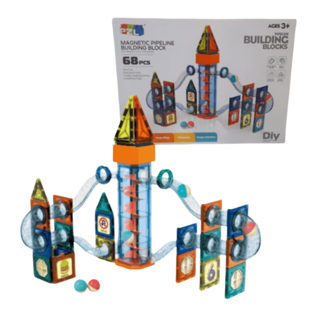 Juego de Bloques Magneticos 68 Pcs