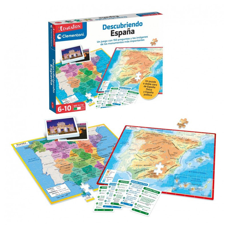 Juego Puzzle Mapa Geo Descubre España
