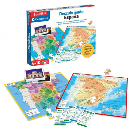 Juego Puzzle Mapa Geo Descubre España