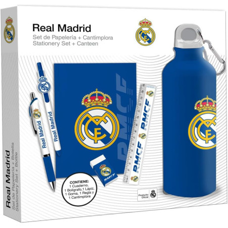 Set Papeleria + Botella Real Madrid
