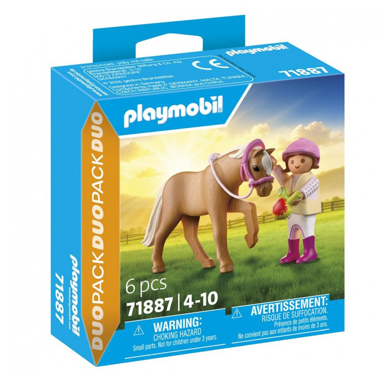 Playmobil Niña con Pony 71887