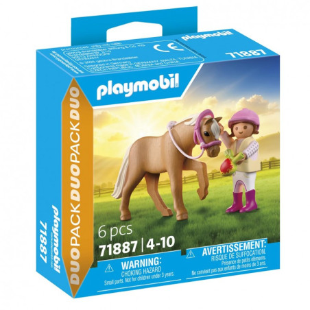 Playmobil Niña con Pony 71887