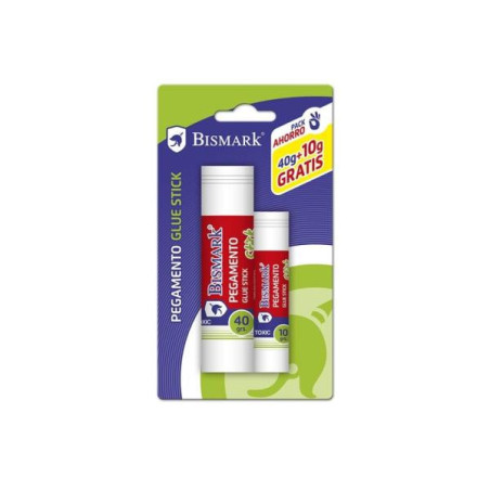 Pegamento Barra 40gr + 10gr 2 Unidades Bismark