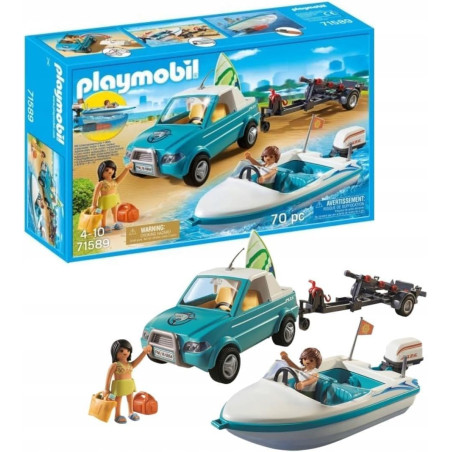 Playmobil Coche Pick up con Lancha 71589