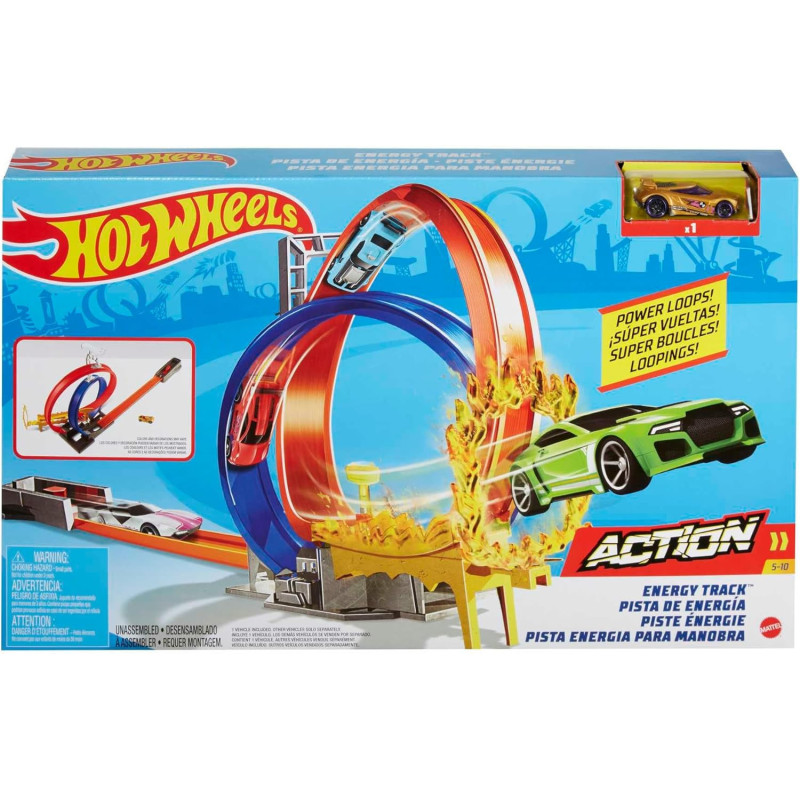 Hot Wheels Action Pista de Energía