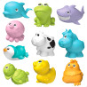 Winfun- Set 10 Animales Baño Bebé Granja Y Océano