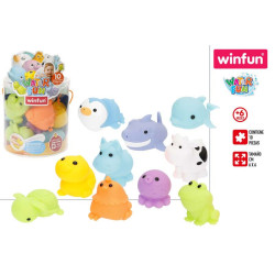 Winfun- Set 10 Animales Baño Bebé Granja Y Océano