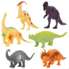 Bolsa 6 Dinosaurios 10/12 cm Animal World