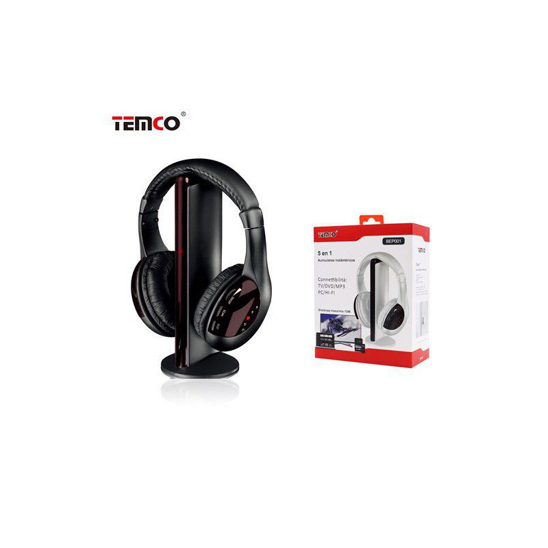TEMCO Cascos Inalambricos Bluethoot