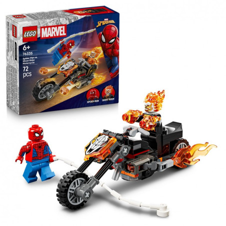 Lego Spider-Man vs Moto del Motorista Fantasma 76335
