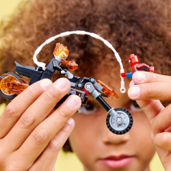 Lego Spider-Man vs Moto del Motorista Fantasma 76335
