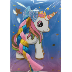 Bloc de Notas A5 14x21 Trenza Unicornio