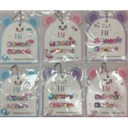 Set Uñas Postizas Relieve Infantiles