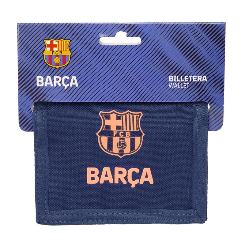 Billetera Con Cabecera F.c. Barcelona 2ª Equipacion